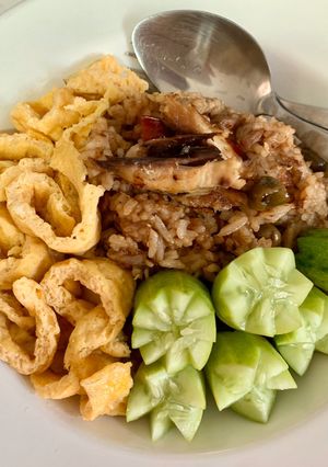รูปของ ข้าวผัดน้ำพริก ปลาทู