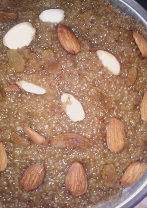 A picture of Wheat raw sugar oatmeal (dalia).