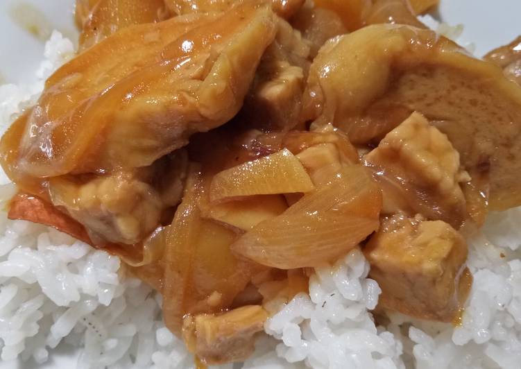 Semur Egg Chicken Roll