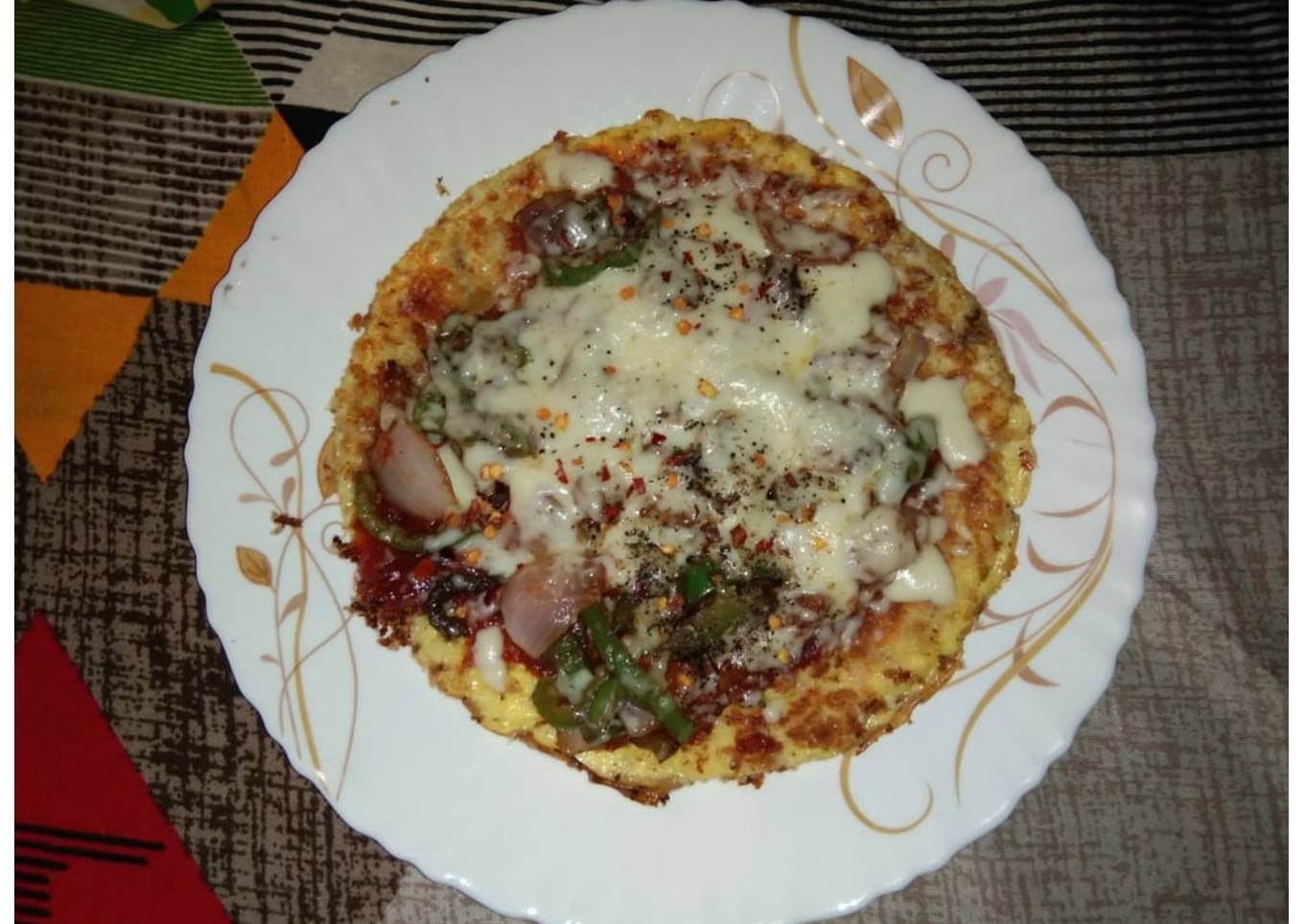 Omelette Pizza