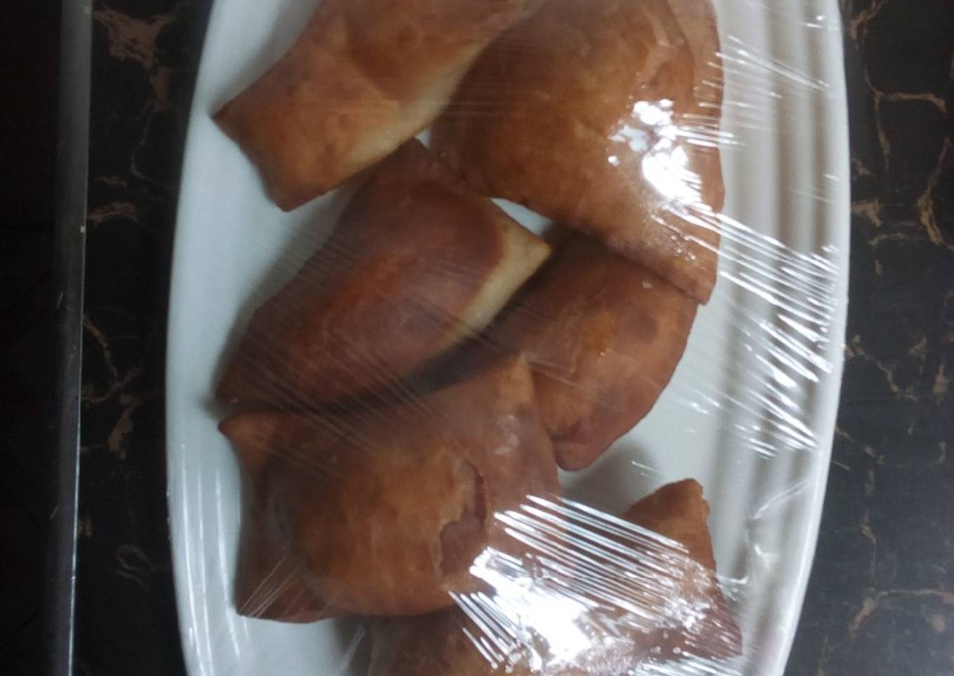 Soft salted homemade Cinnamon Mandazi👍