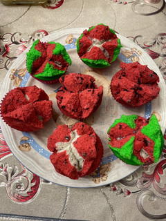 Foto resep Bolu kukus cookies n cream red velvet