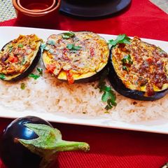 A picture of Eggplant Omelete.