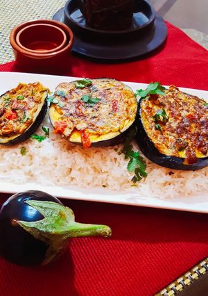 A picture of Eggplant Omelete.