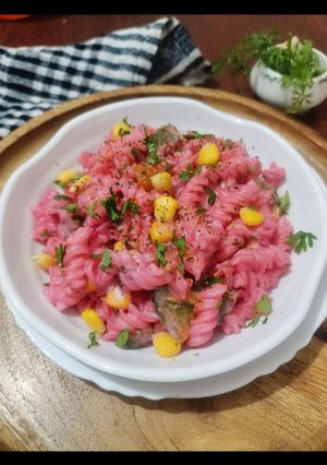 पिंक सॉस पास्ता pink_sauce_pasta रेसिपी मुख्य फोटो