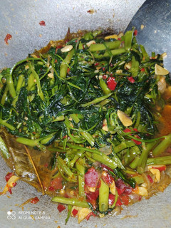 Foto resep Oseng kangkung cabe ulek