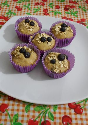 Una foto de Muffins de Blueberry sin Gluten