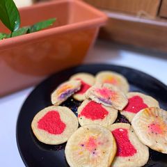 Heart Cookies and chocolate filled cookies A picture of Heart Cookies and chocolate filled cookies.