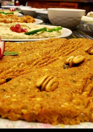 A picture of Kibbeh Nayeh.