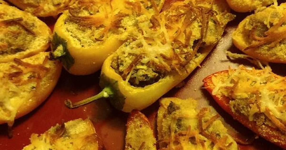 Stuffed Sweet Peppers Recipe by Scain Cookpad