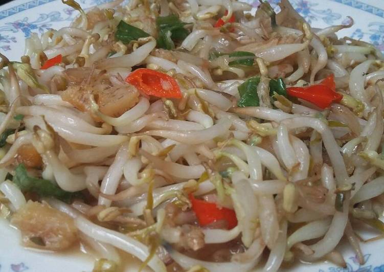 Bumbu Menyiapkan Cah Tauge Ikan Asin yang Enak Banget