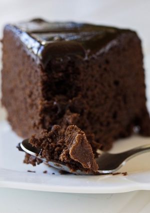Una foto de Bizcocho de chocolate