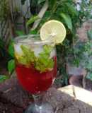 Hibiscus flower Mojito