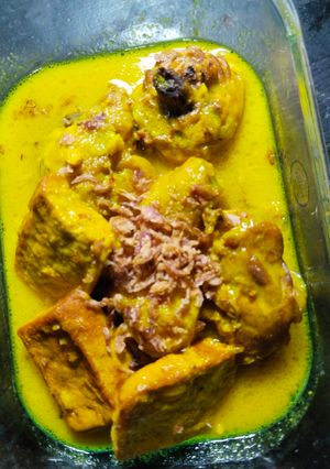 Foto resep Opor Ayam Tahu Kuning