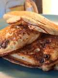 Pancakes de avena y banana. Súper esponjosos