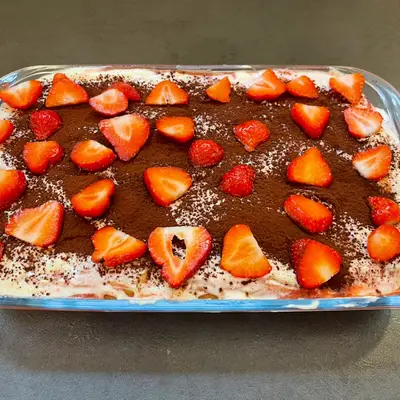 Epres tiramisu recept recept fotó