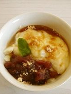 A picture of Easy Douhua (Tofu Pudding) with Soy Milk and Powdered Agar-agar (Anmitsu-style).