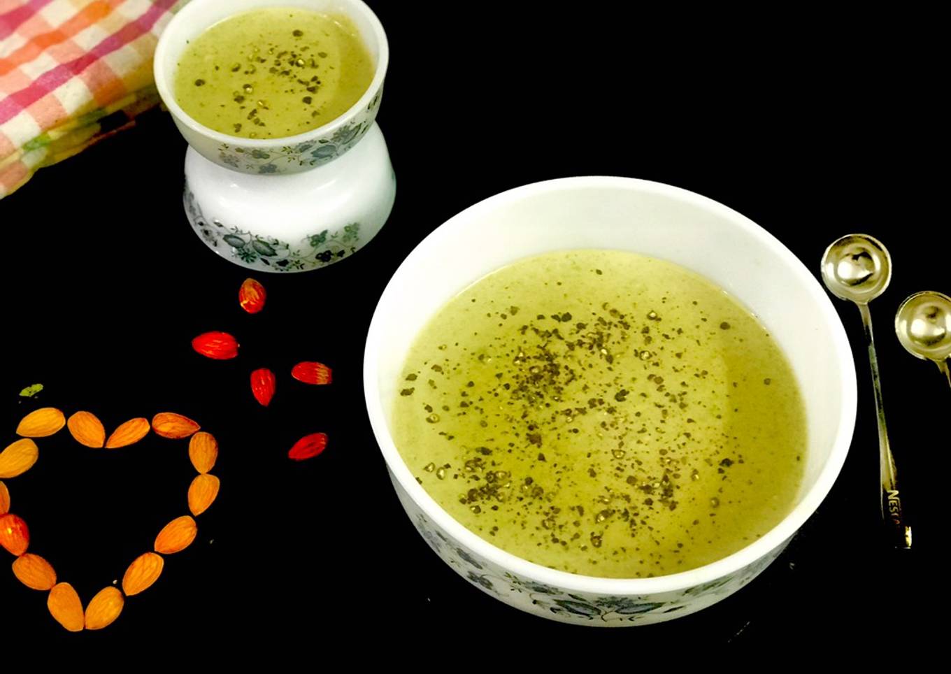 Broccoli Almond Cream Soup