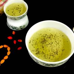 Broccoli Almond Cream Soup A picture of Broccoli Almond Cream Soup.