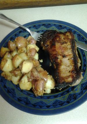 A picture of Garlic home fries.