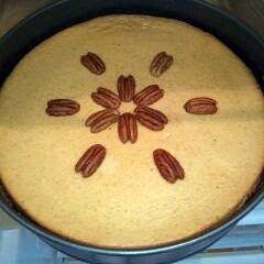 A picture of Pumpkin Cheesecake.