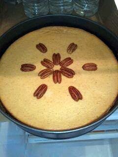 A picture of Pumpkin Cheesecake.