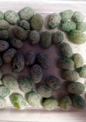 A picture of sour patch grapes.