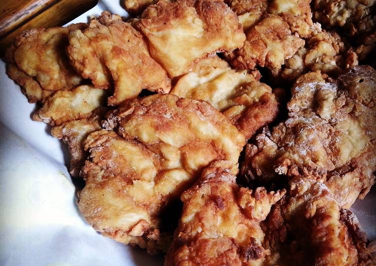 Simple Way to Prepare Super Quick Homemade Fried boneless chicken thighs