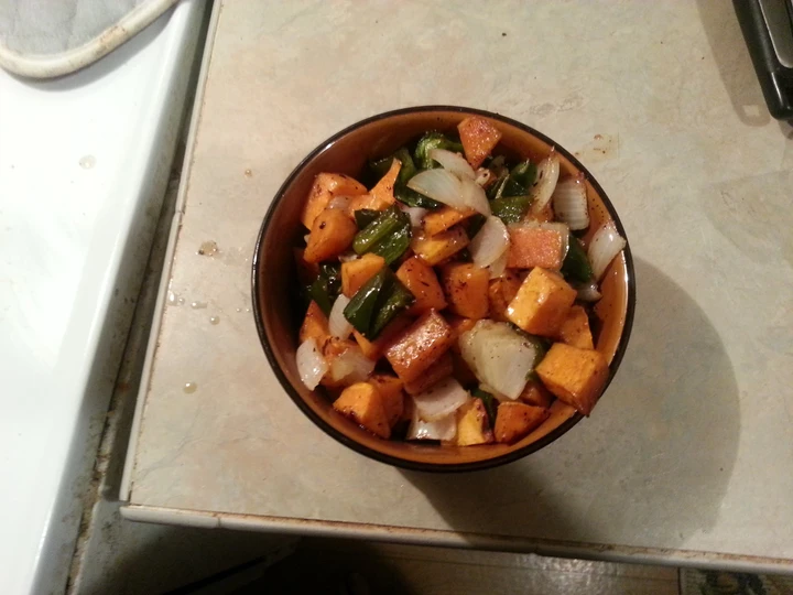 Recipe Sweet potato poblano hash the Delicious Appealing