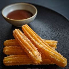 A picture of Eggless Golden and Crisp Churros.