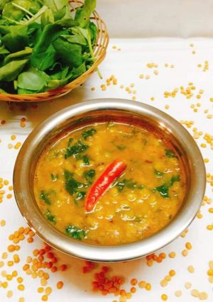 ডাল পালক (dal palak recipe in Bengali) রেসিপির প্রধান ছবি