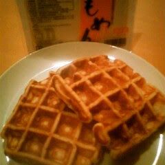 A picture of Chewy Tofu Waffles.