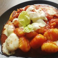 Gnocchi in Tomato Sauce A picture of Gnocchi in Tomato Sauce.