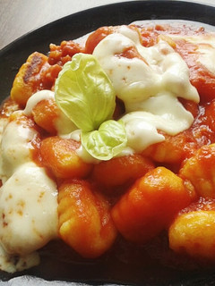 A picture of Gnocchi in Tomato Sauce.