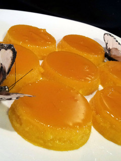A picture of AMIEs Egg Custard with Caramel Topping.
