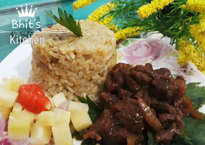 Bagaimana cara buat Nasi Kebuli Simple yang sedap