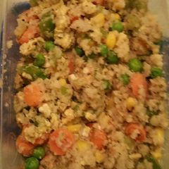 A picture of Cauliflower Fried Rice.