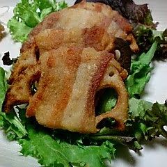 A picture of Crispy & Delicious Meat-Wrapped Lotus Root.