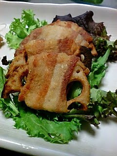 A picture of Crispy & Delicious Meat-Wrapped Lotus Root.