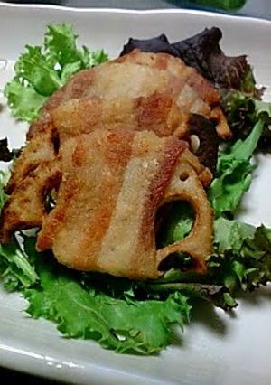 A picture of Crispy & Delicious Meat-Wrapped Lotus Root.
