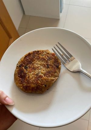 Una foto de Hamburguesa de lenteja