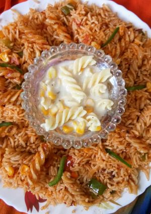 A picture of Italian Pasta Biryani.