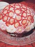 Erdbeer-Kuppeltorte mit Quark & Mascarpone