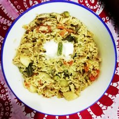 A picture of Veg pulao.
