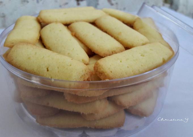 Resep Lidah Kucing Original (tanpa keju) oleh ChristineY Resep Lidah Kucing Original (tanpa keju) oleh ChristineY