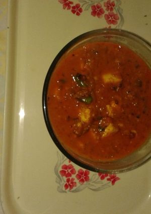 A picture of Hot n spicy Paneer...:).
