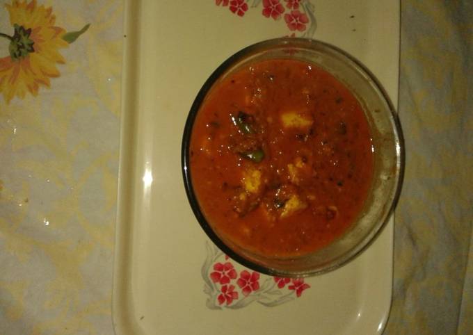 Hot n spicy Paneer...:) Recipe