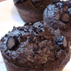 A picture of Steamed Bread with Oatmeal and Black Sesame.