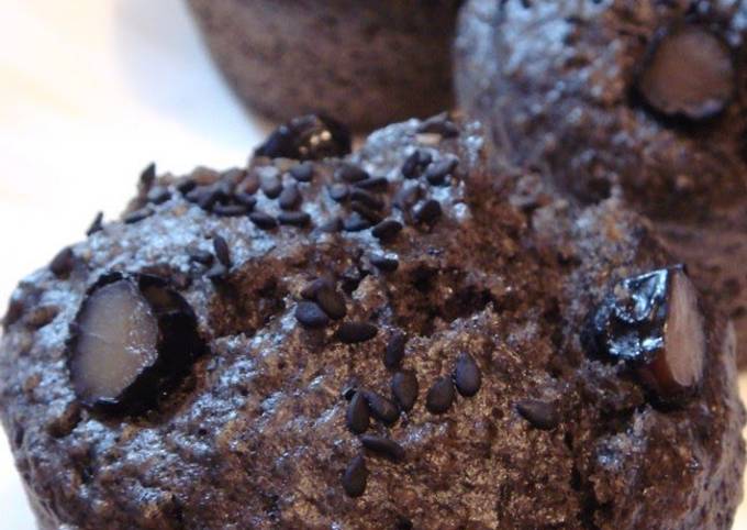 Steamed Bread with Oatmeal and Black Sesame