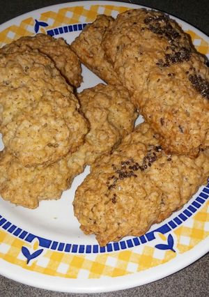 Una foto de Galletas de avena. Deliciosas y crocantes